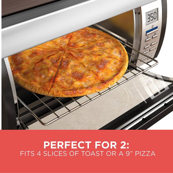 BLACK+DECKER Spacemaker Under-Counter Toaster Oven, Black/Stainless Steel, TROS1000D - Image 6