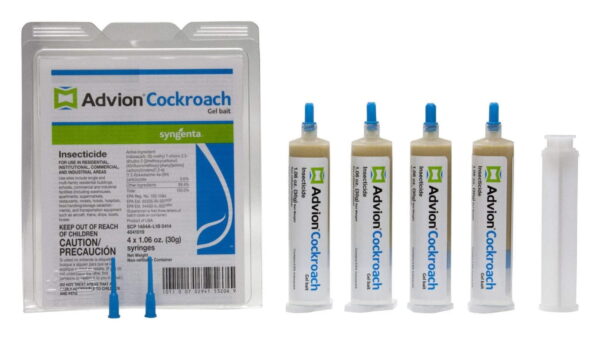 Syngenta Advion Cockroach Gel Bait – Non-Repellent, High-Consumption Formula, 4 x 30g Tubes for All Major Species - Image 2