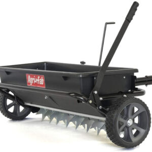 Agri-Fab 45-0543-AMZ 100 lb. Tow-Behind Lawn & Garden Spiker/Seeder/Drop Spreader for Seed,Fertilizer, Salt, Ice Melt; Designed to Pull Behind Lawn & Garden Tractors