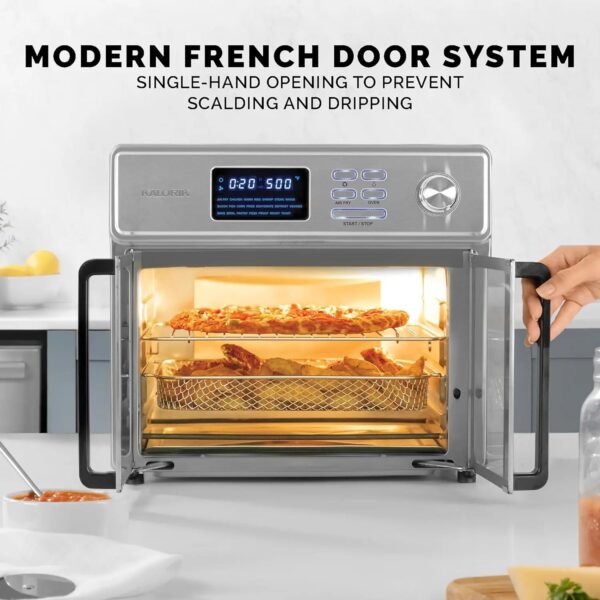 Kalorik MAXX® Digital Air Fryer Oven, 26 Quart, 10-in-1 Countertop Toaster Oven & Air Fryer Combo-21 Presets up to 500 degrees, Includes 9 Accessories & Cookbook - Image 10
