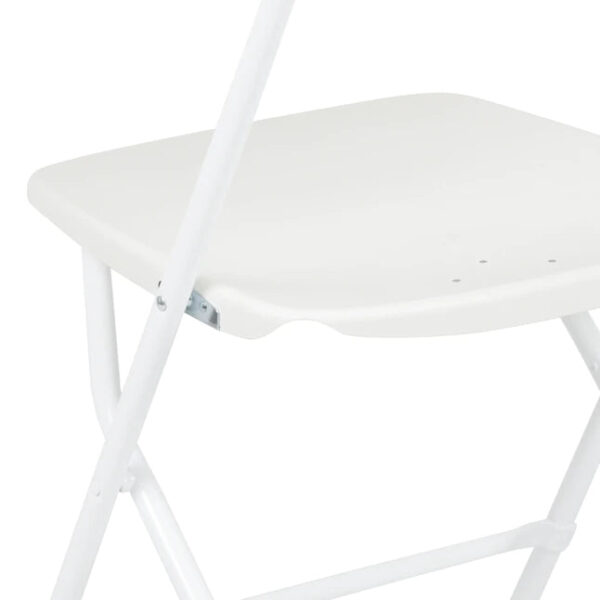 10-Pack White Standard Folding Chair with Solid Seat (Indoor) - Image 22