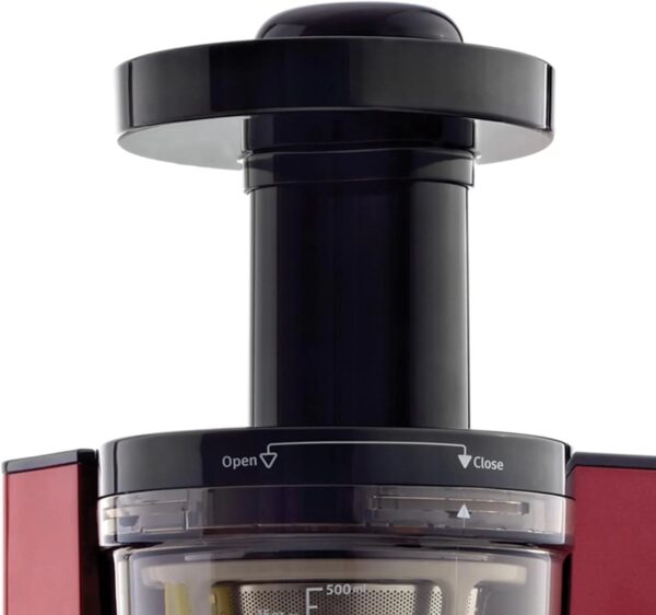 Vertical Masticating Juicer, 43 RPM Compact Cold Press Juicer Machine with Automatic Pulp Ejection, 150 W, Red - Image 5