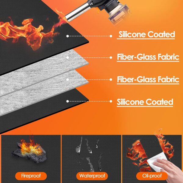 70x48 Inch Under Grill Mat for Blackstone 28" & 36" Griddles, BBQ Protector - Image 3