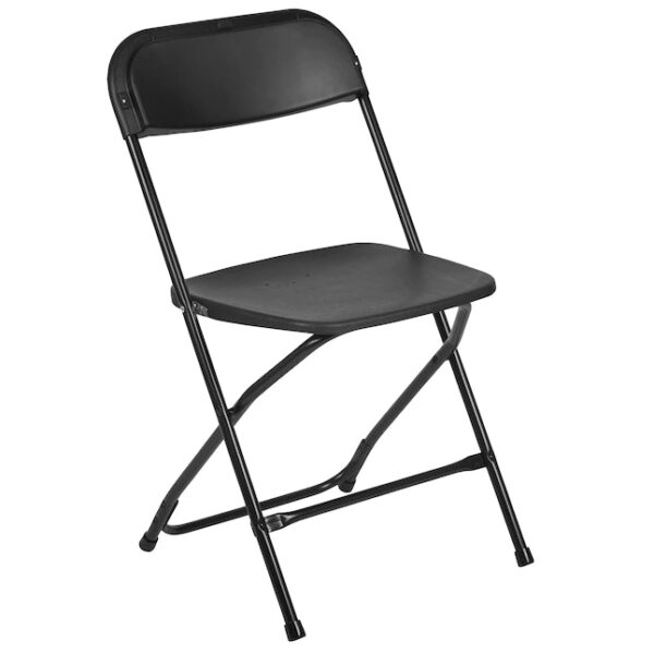 10-Pack Black Standard Folding Chair with Solid Seat (Indoor) - Image 26