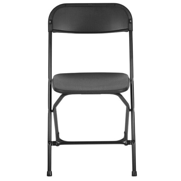 10-Pack Black Standard Folding Chair with Solid Seat (Indoor) - Image 24