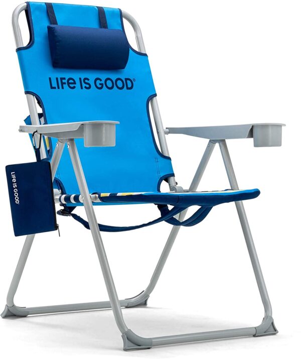 ake Blue Beach Chair, Short - Image 8