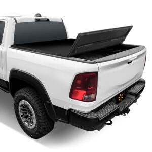 Auto Drive Soft Tri Fold Truck Bed Tonneau Cover Fits 02-18 Dodge Ram 1500 8Ft Bed