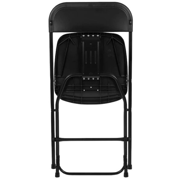 10-Pack Black Standard Folding Chair with Solid Seat (Indoor) - Image 27