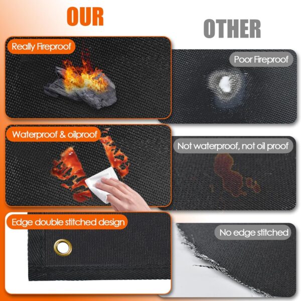70x48 Inch Under Grill Mat for Blackstone 28" & 36" Griddles, BBQ Protector - Image 5
