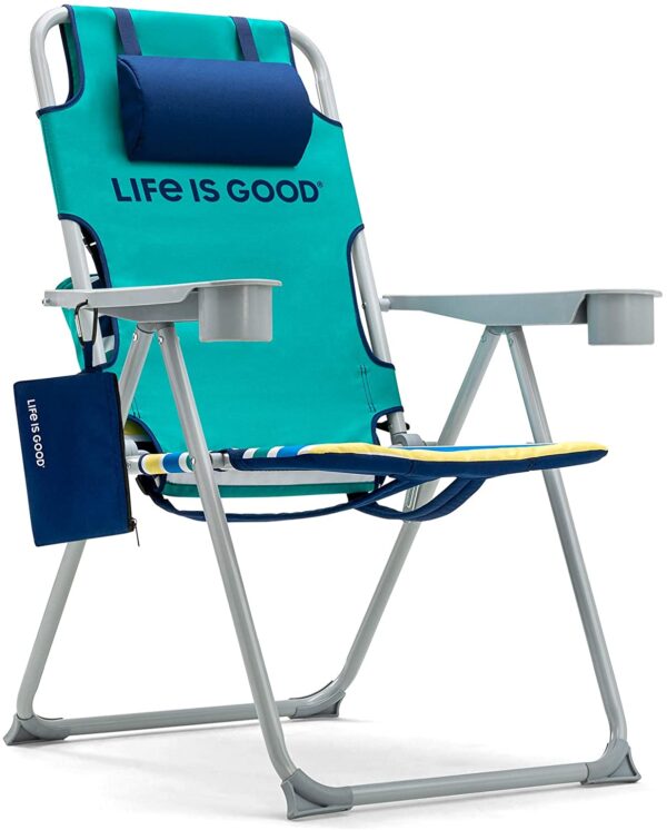 ake Blue Beach Chair, Short - Image 9