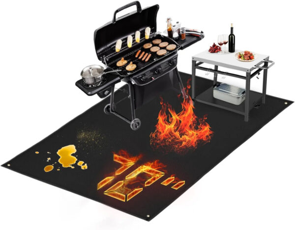 90x48 inch Extra Large Grill Mat for Outdoor Grill, Fireproof Deck Grill Mat - Image 2