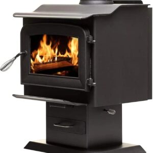 Ashley Hearth AW1120E-P 1200 Sq. Ft. Pedestal Wood Stove