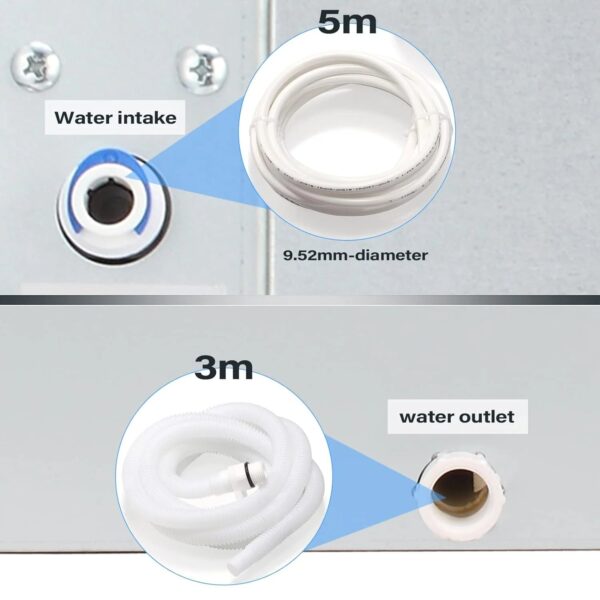 Antarctic Star Commercial Ice Maker Machine Freezer Large Storage - Image 7