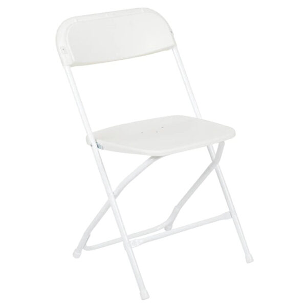 10-Pack White Standard Folding Chair with Solid Seat (Indoor) - Image 26