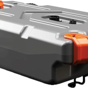36-Gallon Portable Camper / RV Tote Tank - Features Large Heavy-Duty No-Flat Wheels & Built-In Gate Valve - Removable Steel Tow Adapter, 3 ?RV Sewer Hose & More RV Accessories (39006)