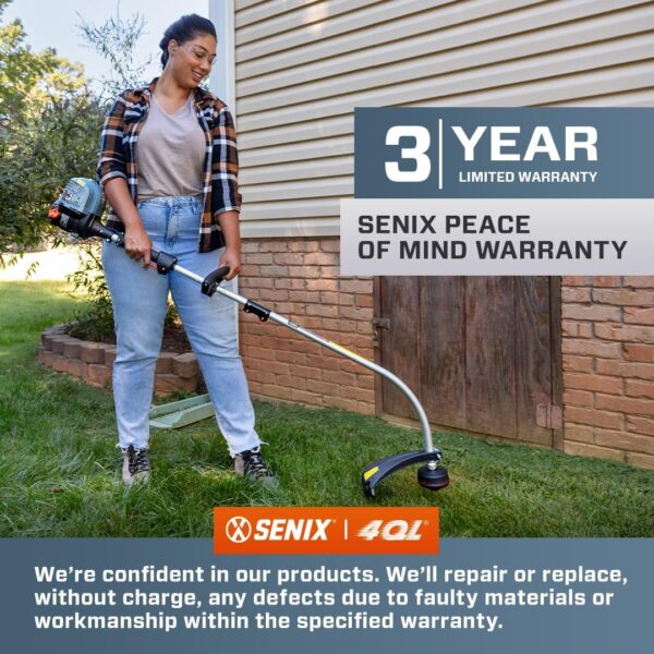 4QL 26.5 cc 4-Cycle Handheld Gas Leaf Blower, Up to 410 CFM and 125 MPH, Easy Start, Lightweight, Dual Grip Handle (BL4QL-L) - Image 9