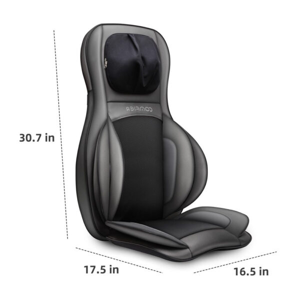 Comfier Shiatsu Neck Back Massager with Heat, Air Compression Massage Chair Pad - Image 4