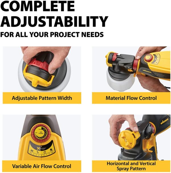 Wagner Spraytech 0529010 FLEXiO Handheld HVLP Paint Spraye - Image 4