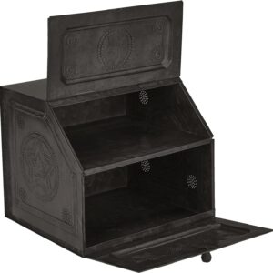Antique Replica of Tin Bread Box/desk Storage 21-190