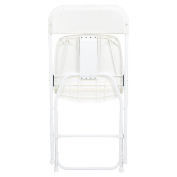 10-Pack White Standard Folding Chair with Solid Seat (Indoor) - Image 24