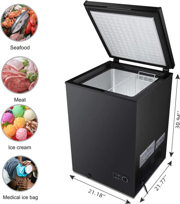 Antarctic Star 2.7 Cu.ft Chest Freezer-Good Sealing - Image 8