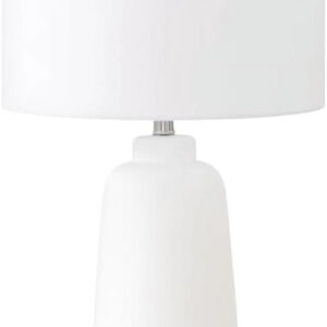 9716 LightingTable Lamp, Cream Ceramic, Ivory/Cream Shade, Modern