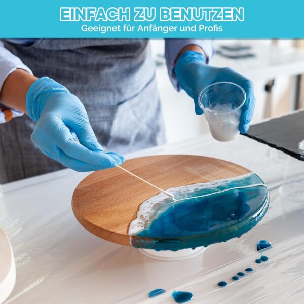 2 Gallon Epoxy Resin + 2 Gallon Epoxy Hardener, High Gloss Coating for River Table Tops, Art Casting Resin, Jewelry Making, DIY, Tumblers, Molds, Art Painting, Fast Curing Resin - Image 18