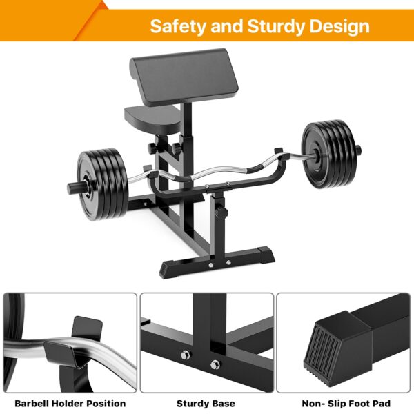 Uboway Adjustable Preacher Strength Training - Image 4