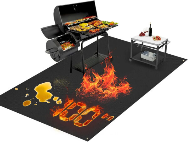 90x48 inch Extra Large Grill Mat for Outdoor Grill, Fireproof Deck Grill Mat - Image 11