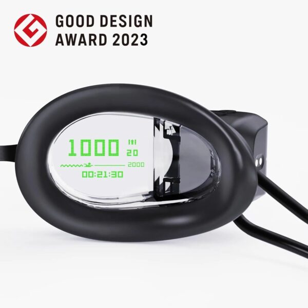 2s AR Smart Swim Goggles Anti-fog Swimming Goggles Fitness Tracker That Shows Your Metrics, Compatible with Open Water Mode - Image 2