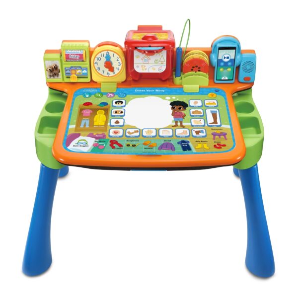 VTech Get Ready for School 5-in-1 Interactive Learning Desk for Toddlers with Projector & Music Player - Image 4