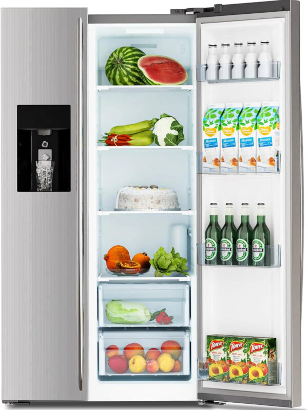 36" Side By Side 20.01 Cu. ft. Built-in Refrigerator with Freezer & Ice Maker Included - Image 4