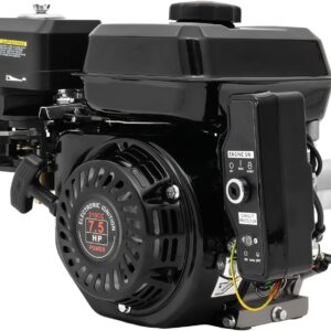 7.5HP 212CC 4-Stroke OHV Gasoline Engine with Electric Start for Go-Karts, Compressors, Generators, and More – Durable & Fuel Efficient