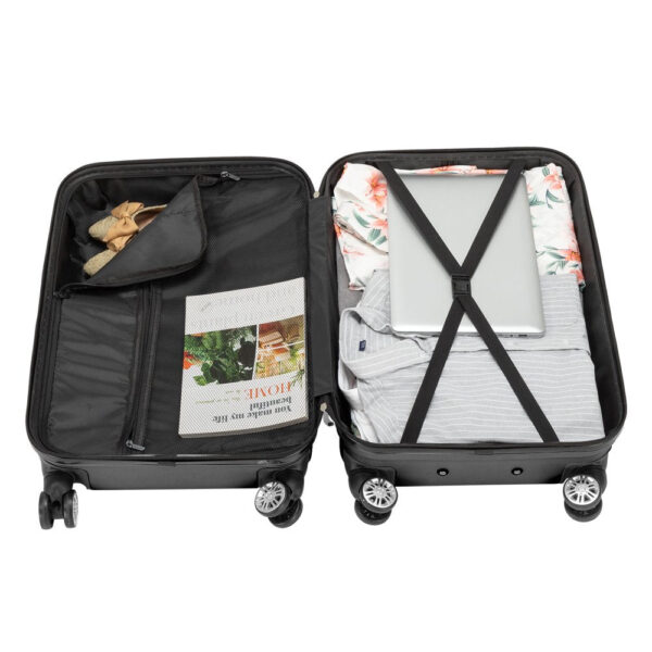 Zimtown 4 Piece Luggage Set, ABS Hard Shell Suitcase Luggage Sets Double Wheels with TSA Lock - Image 12