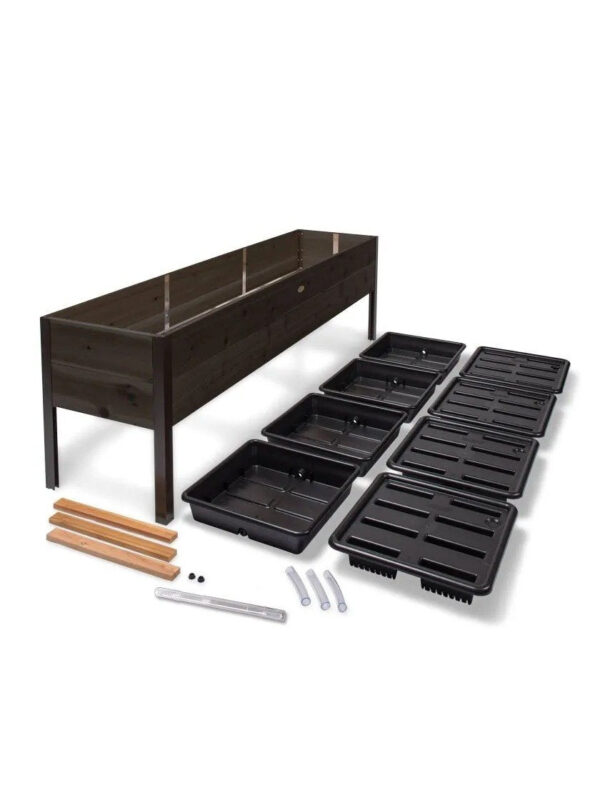 Watering Eco-Stained Elevated Planter Box - Image 3