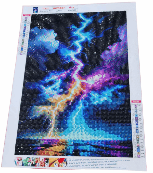 Lightning Cloud Diamond Painting
