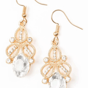 Fleur-de-lis Crystal Drop