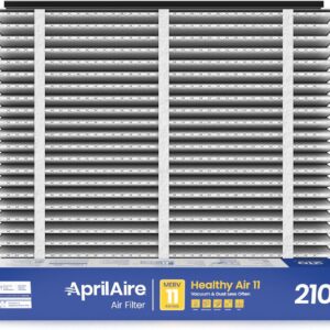 AprilAire 210 MERV 11 Replacement Air Filter for Whole House Air Purifiers 20x25x4 – Pack of 1