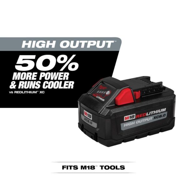 0920-20-48-11-1880-48-11-1862 M18 FUEL 9 Gal. Cordless DUAL-BATTERY Wet/Dry Shop Vacuum w/XC 8.0 Ah Battery High Output 6.0Ah Batteries (2-Pack) - Image 21