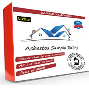 Asbestos Test Kit 1 PK- Includes All Lab Fees - Test Popcorn Ceiling, Tile, Insulation, Adhesive, Mastic, Drywall and Other Materials for Asbestos (72Hr Turnaround)