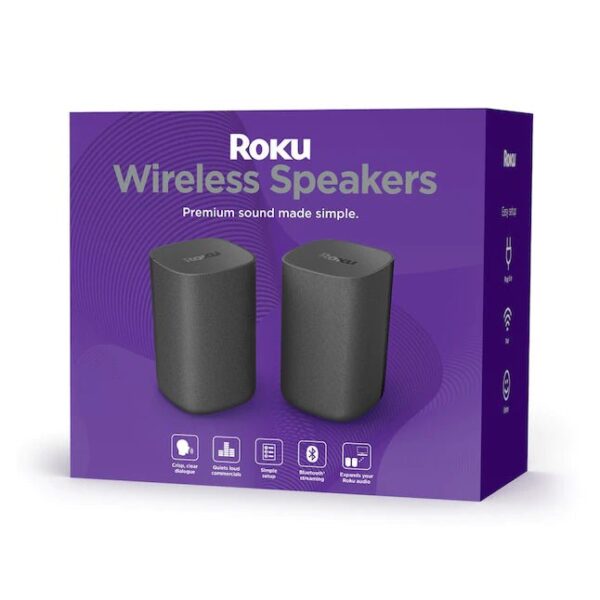 6.1-in 80-Watt Set of 2 Smart Indoor Portable Speaker