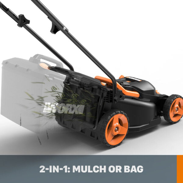 Worx 40V Cordless Lawn Mower 14′′ with Intellicut, Mulching, 2x20V 4.0Ah Batteries and Charger Included - Image 4