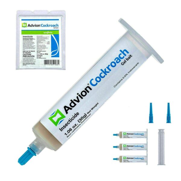 Syngenta Advion Cockroach Gel Bait – Non-Repellent, High-Consumption Formula, 4 x 30g Tubes for All Major Species - Image 4