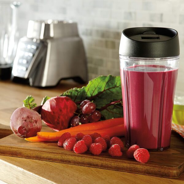 Oster Pro 1200 Blender, 6-Cup Glass Jar, 24-Ounce Smoothie Cup, 7 Speeds, Brushed Nickel - Image 5