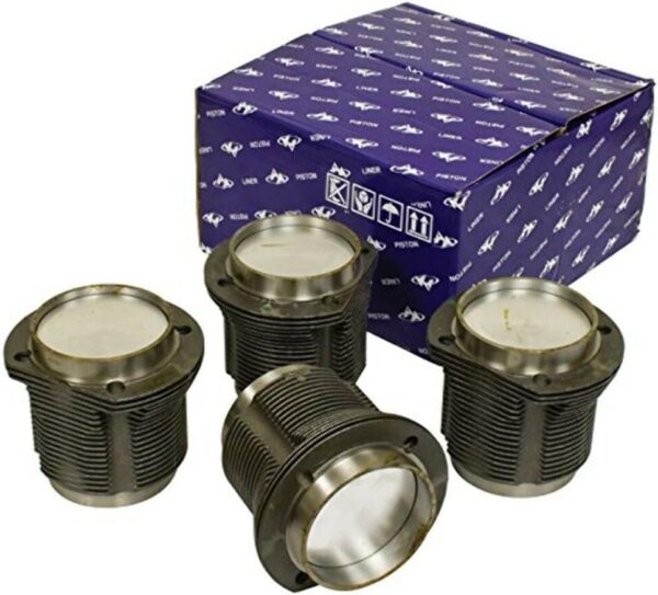 AA Brand 85.5mm x 69mm Cast Piston & Cylinder Kit for 1600cc Aircooled VW Engines – Compatible with Dune Buggy
