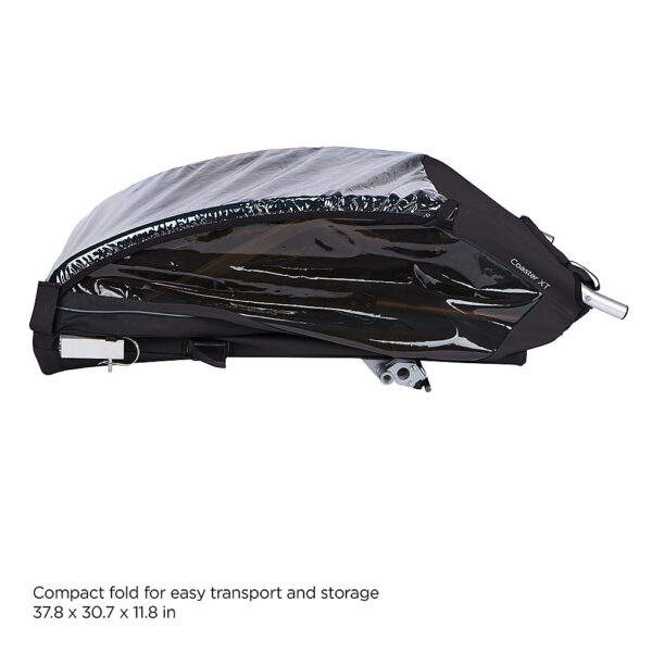 Thule – Coaster XT 2-Seat Bicycle Trailer and Stroller – Black - Image 8