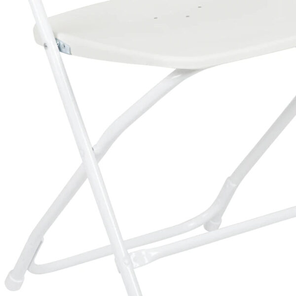 10-Pack White Standard Folding Chair with Solid Seat (Indoor) - Image 23