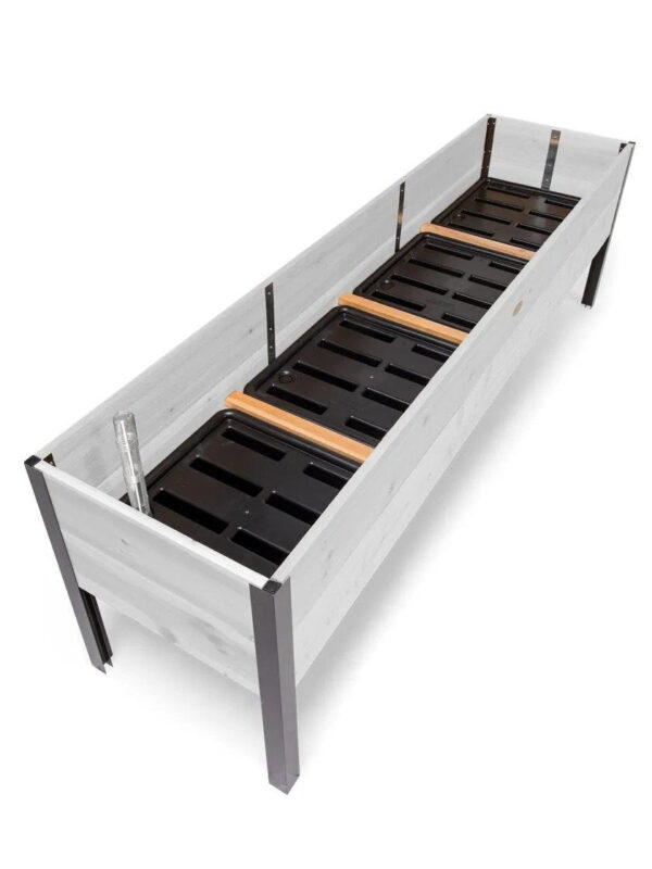 Watering Eco-Stained Elevated Planter Box - Image 4
