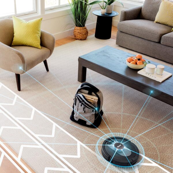 Super robotic vacuum cleaner, 30-day capacity bagless self-empty base, WiFi, Alexa compatible, black/silver - Image 4