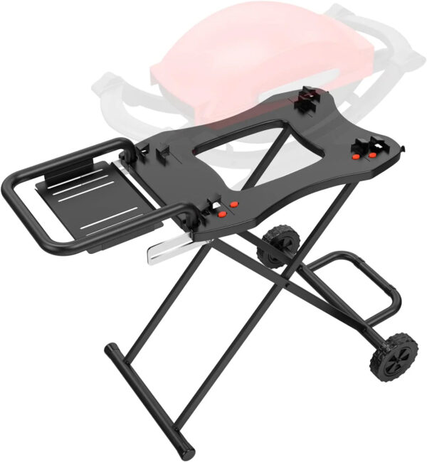 Universal Portable Griddle Table Stand - Foldable BBQ Grill Cart - Image 3